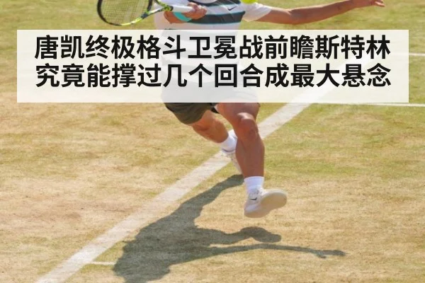 唐凯终极格斗卫冕战前瞻斯特林究竟能撑过几个回合成最大悬念